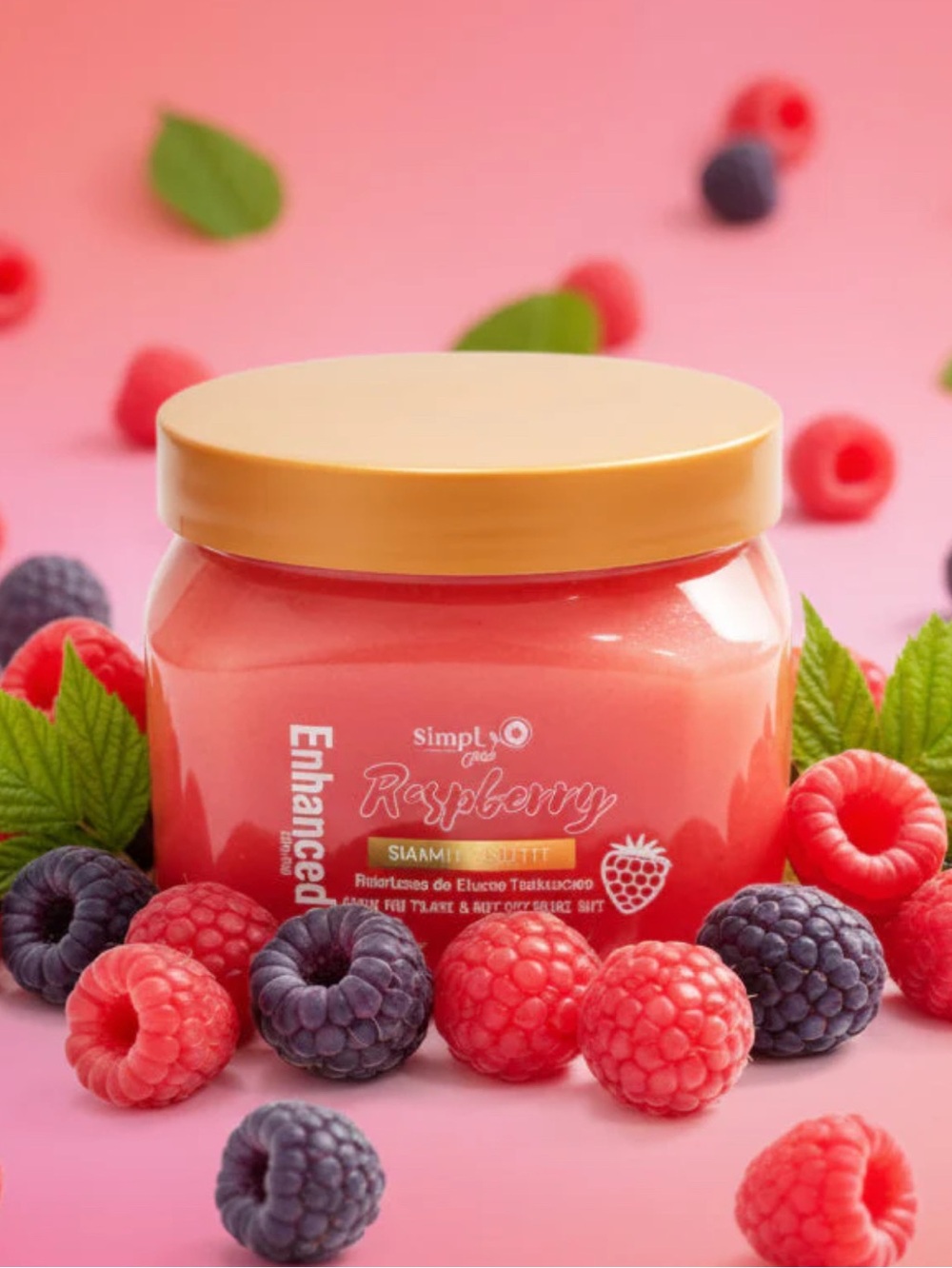 Raspberry Enhanced Sugar Scrub